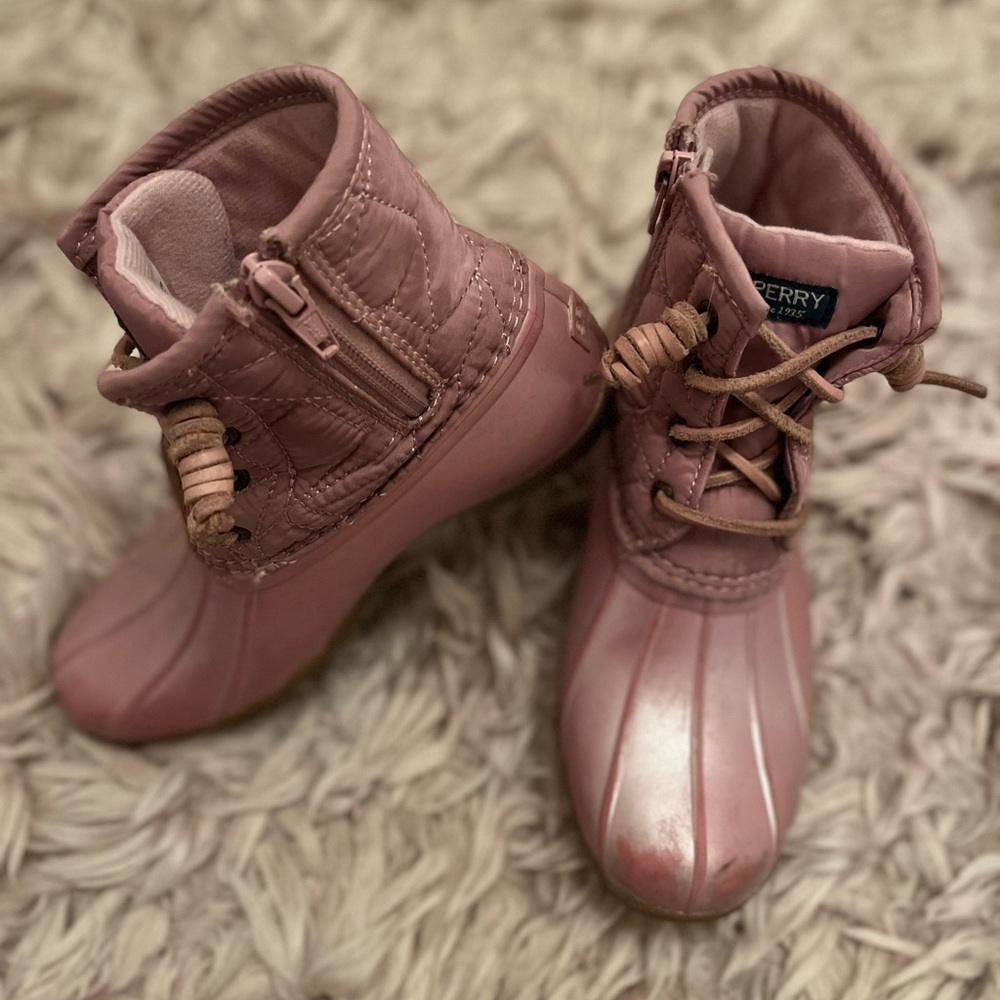 Girls Sperry Saltwater Boots